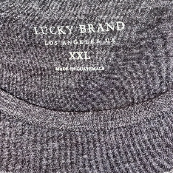 Lucky Brand Gray Elephant Graphic Tee - Picture 2 of 3